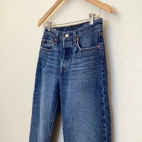 Levi’s 501 W27 Women’s High Rise Straight Leg Premium Jeans 12501-0400 - Picture 5 of 14